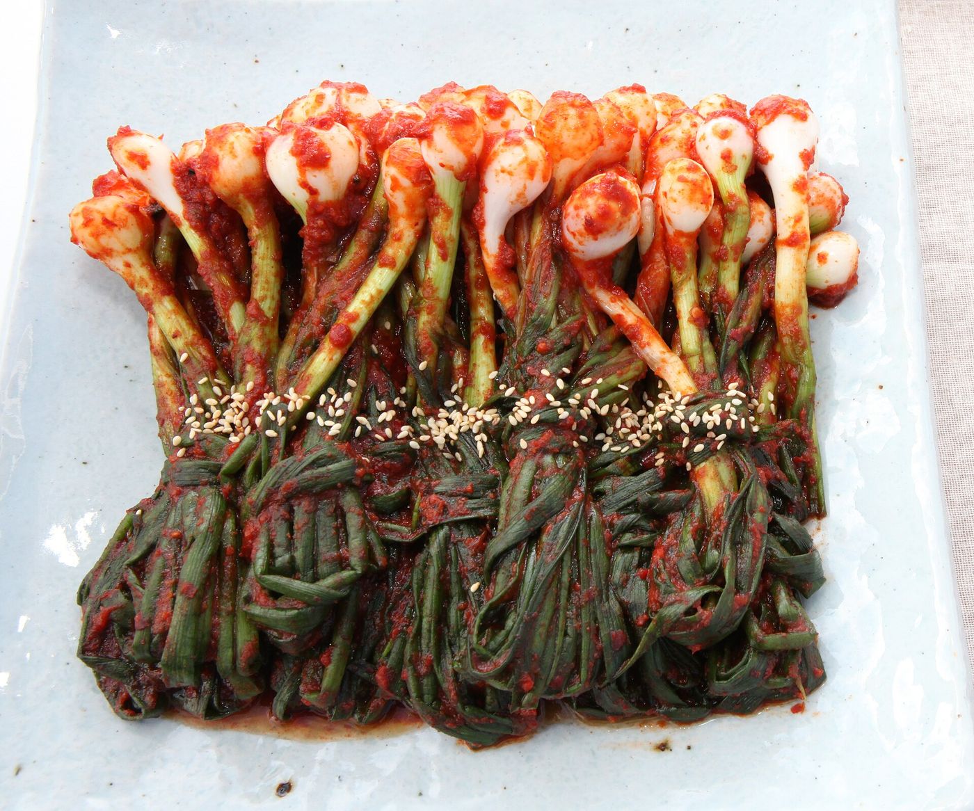 Pa kimchi, kim chi hành lá