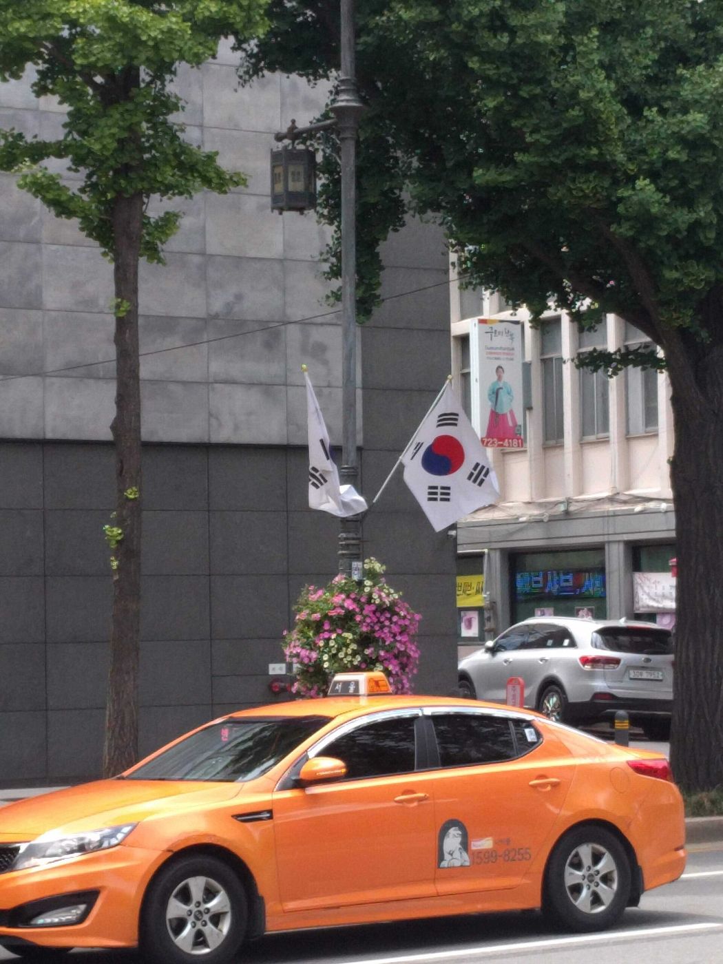 Taxi ở trung tâm Seoul